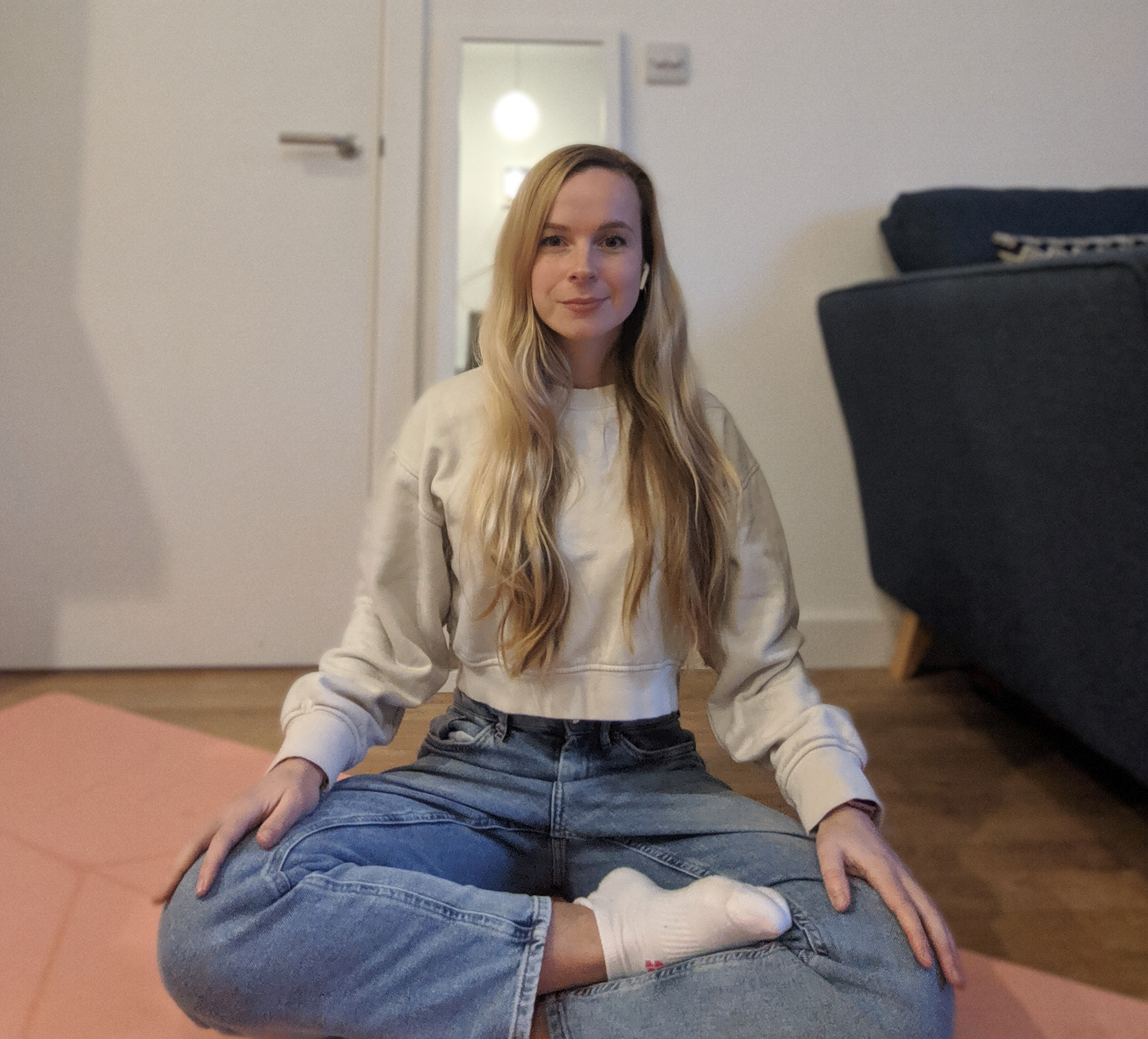 Josie Griffiths meditating